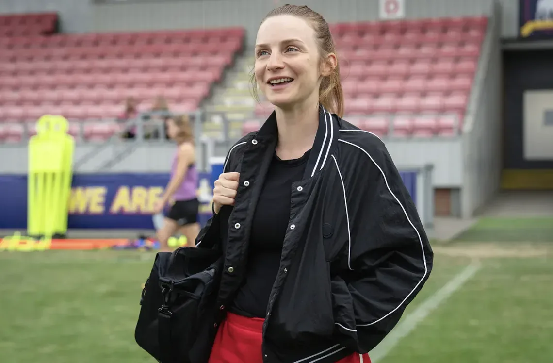 Ted Lasso’s Lizzie Is Already One of Richmond’s Best New Players, and Faye Marsay Has a Real Football Story