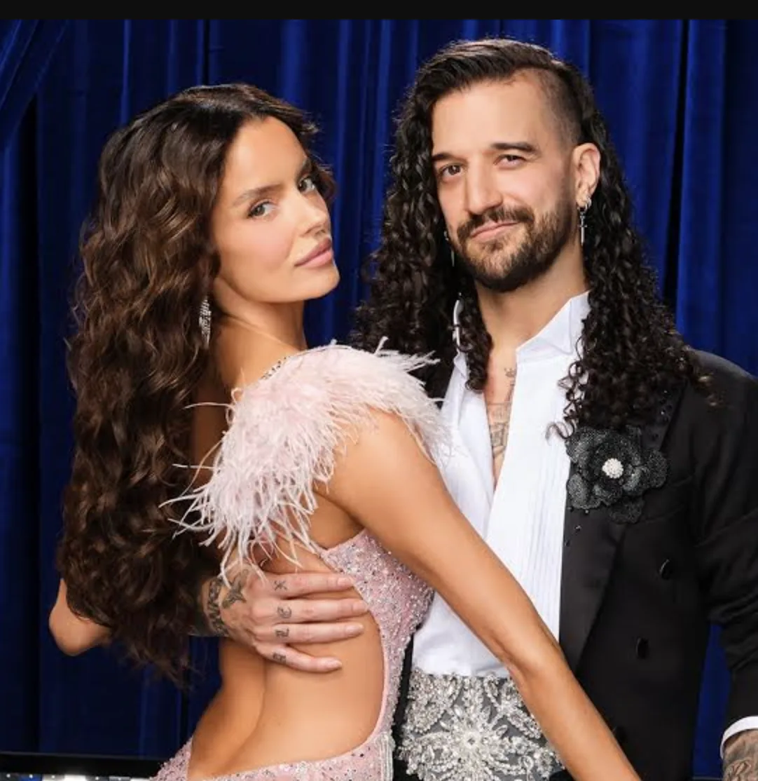 Maura Higgins and Mark Ballas